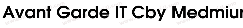 Avant Garde IT Cby Medmium字体转换